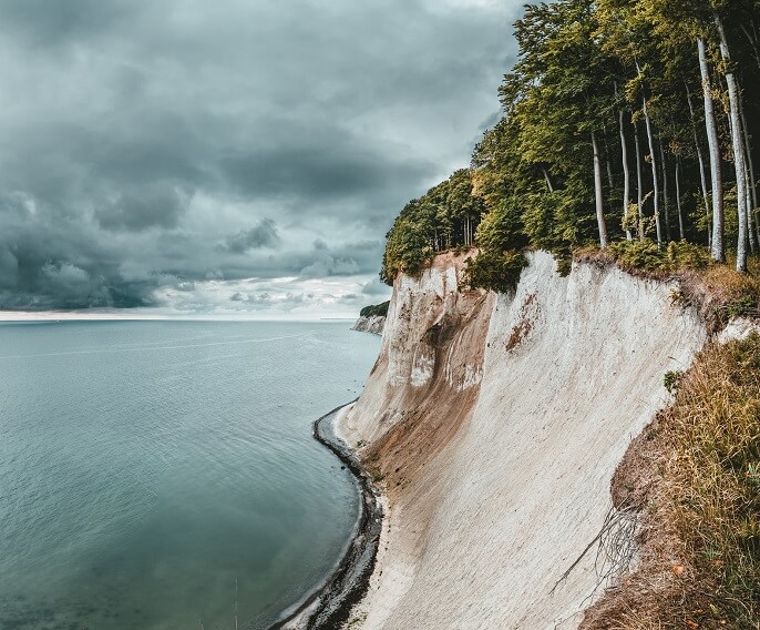 Morgenstimmung Insel Rügen Kreisefelsen